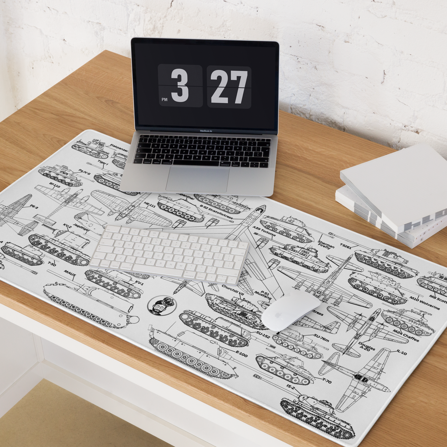 Ultimate Military Blueprint Gaming mouse pad