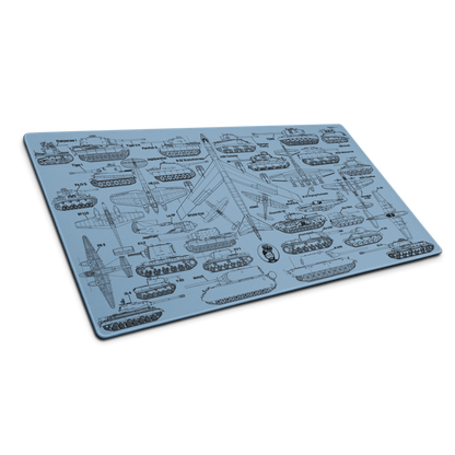 Ultimate Military Blueprint Gaming mouse pad