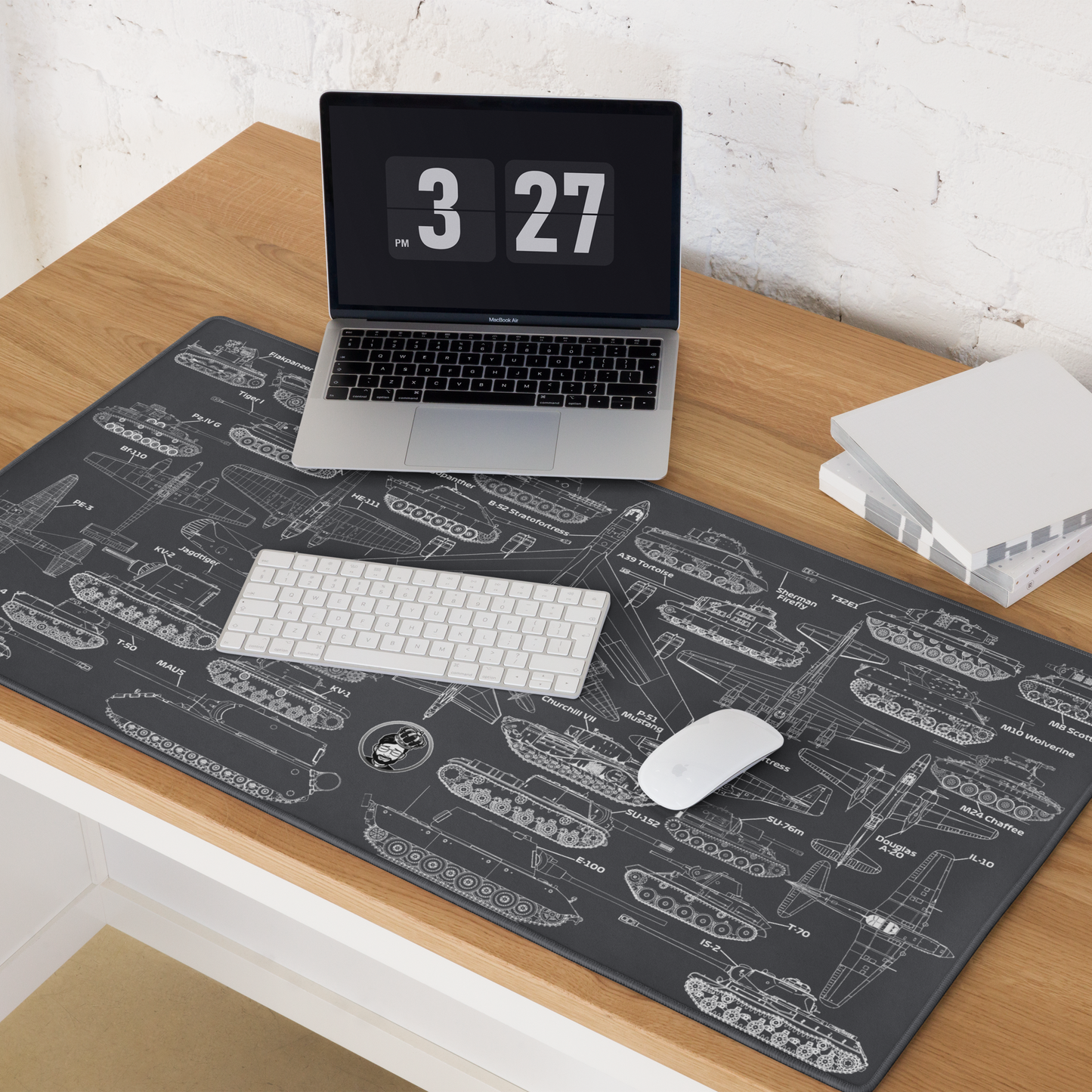 Ultimate Military Blueprint Gaming mouse pad