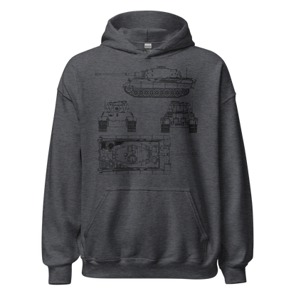 King Tiger II (H) Blueprint Hoody (Panzerkampfwagen Tiger Ausf. B)